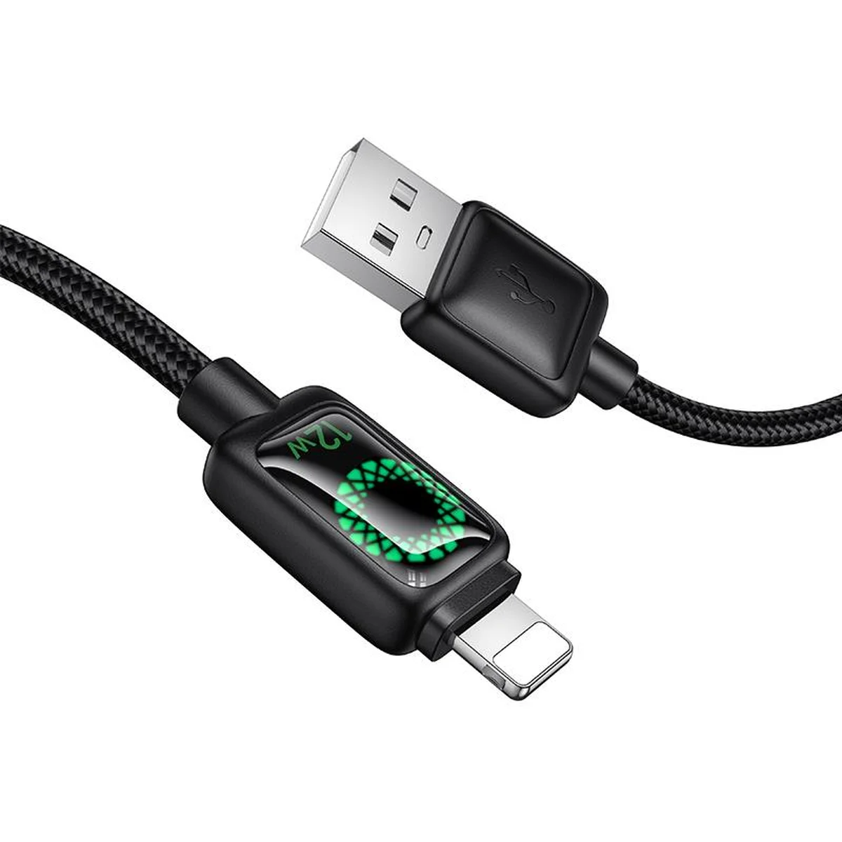 Дата кабель Hoco U146 Mundo USB to Lightning 12W (1.2m) Black