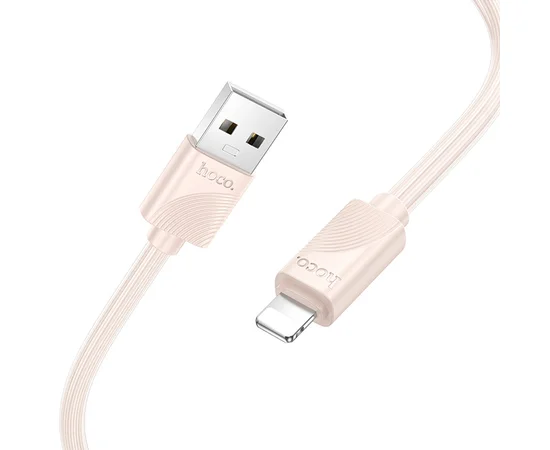 Дата кабель Hoco X114 Energy USB to Lightning 2.4A (1m) Pink