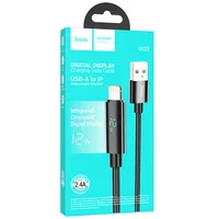 Дата кабель Hoco U125 Benefit 2.4A USB to Lightning (1.2m) Black