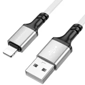 Дата кабель Borofone BX83 Famous USB to Lightning 2.4A (1m) White