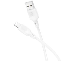 Дата кабель Borofone BX113 Lenny USB to Lightning 2.4A (1m) White