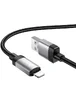 Дата кабель Hoco X117 Star USB to Lightning 2.4A (1m) Black