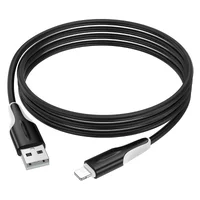 Дата кабель Borofone BX119 New USB to Lightning 2.4A (1m) Black