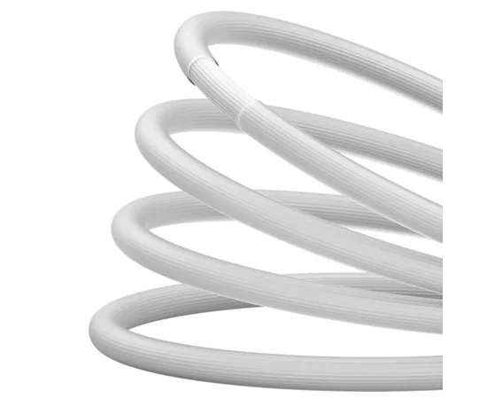 Дата кабель Baseus CoolPlay Series USB to Lightning 2.4A (1m) (CAKW00040) White
