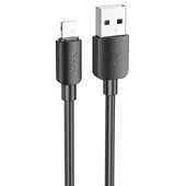 Дата кабель Hoco X96 Hyper USB to Lightning 12W (0.25m) Black