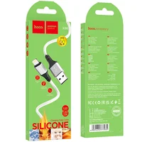 Дата кабель Hoco X86 Spear USB to Lightning (1m) White