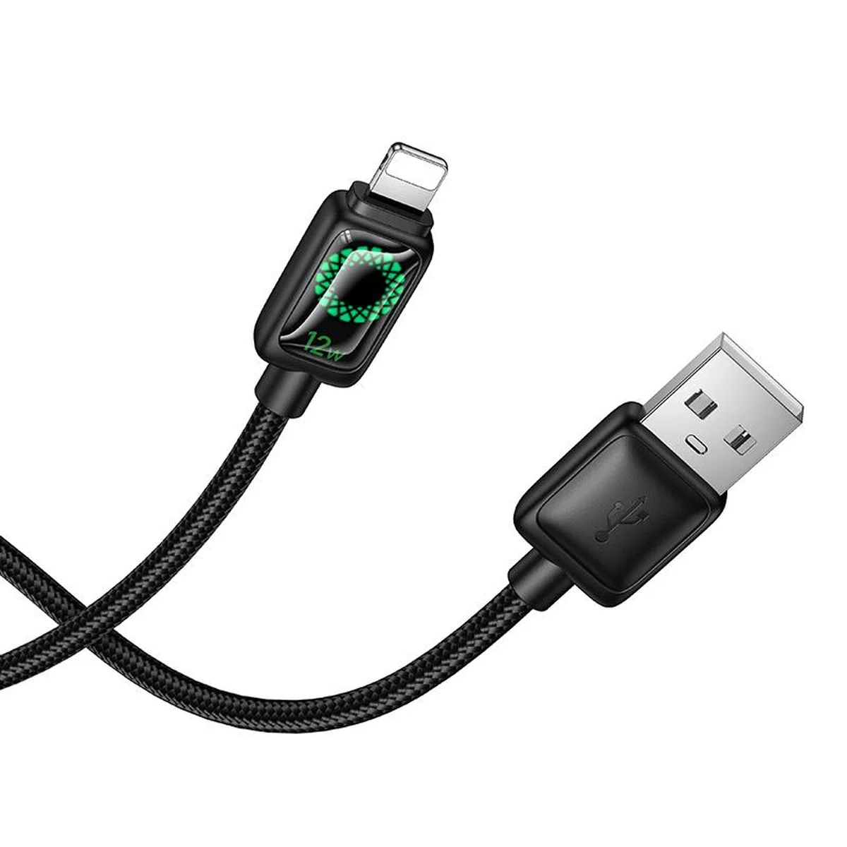 Дата кабель Hoco U146 Mundo USB to Lightning 12W (1.2m) Black