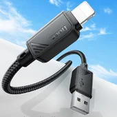Дата кабель Hoco X113 Beneficio USB to Lightning (1m) Black