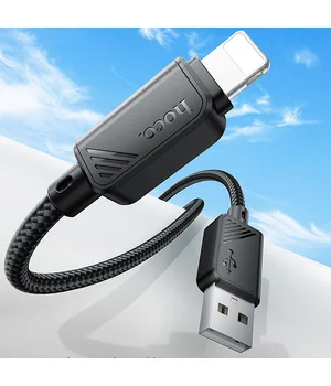 Дата кабель Hoco X113 Beneficio USB to Lightning (1m) Black
