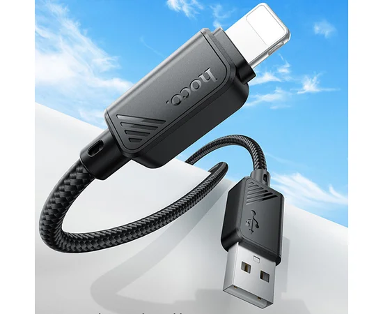 Дата кабель Hoco X113 Beneficio USB to Lightning (1m) Black