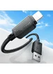 Дата кабель Hoco X113 Beneficio USB to Lightning (1m) Black
