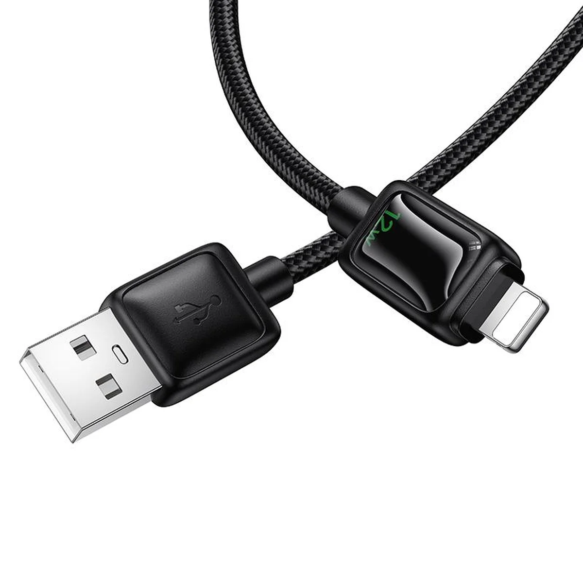 Дата кабель Hoco U146 Mundo USB to Lightning 12W (1.2m) Black