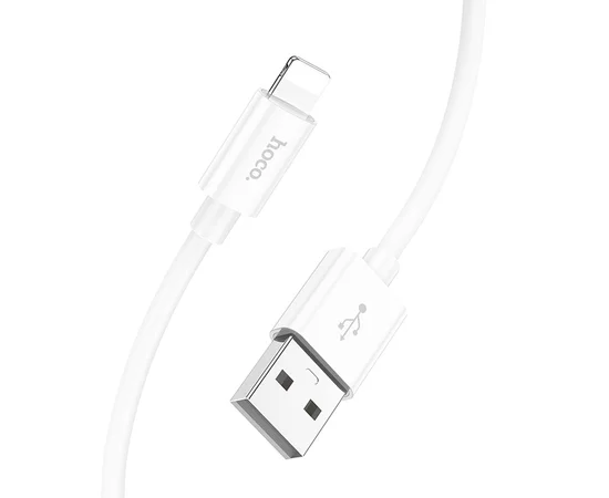Дата кабель Hoco X87 Magic silicone USB to Lightning (1m) White