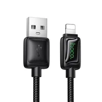 Дата кабель Hoco U146 Mundo USB to Lightning 12W (1.2m) Black
