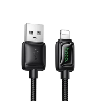 Дата кабель Hoco U146 Mundo USB to Lightning 12W (1.2m) Black