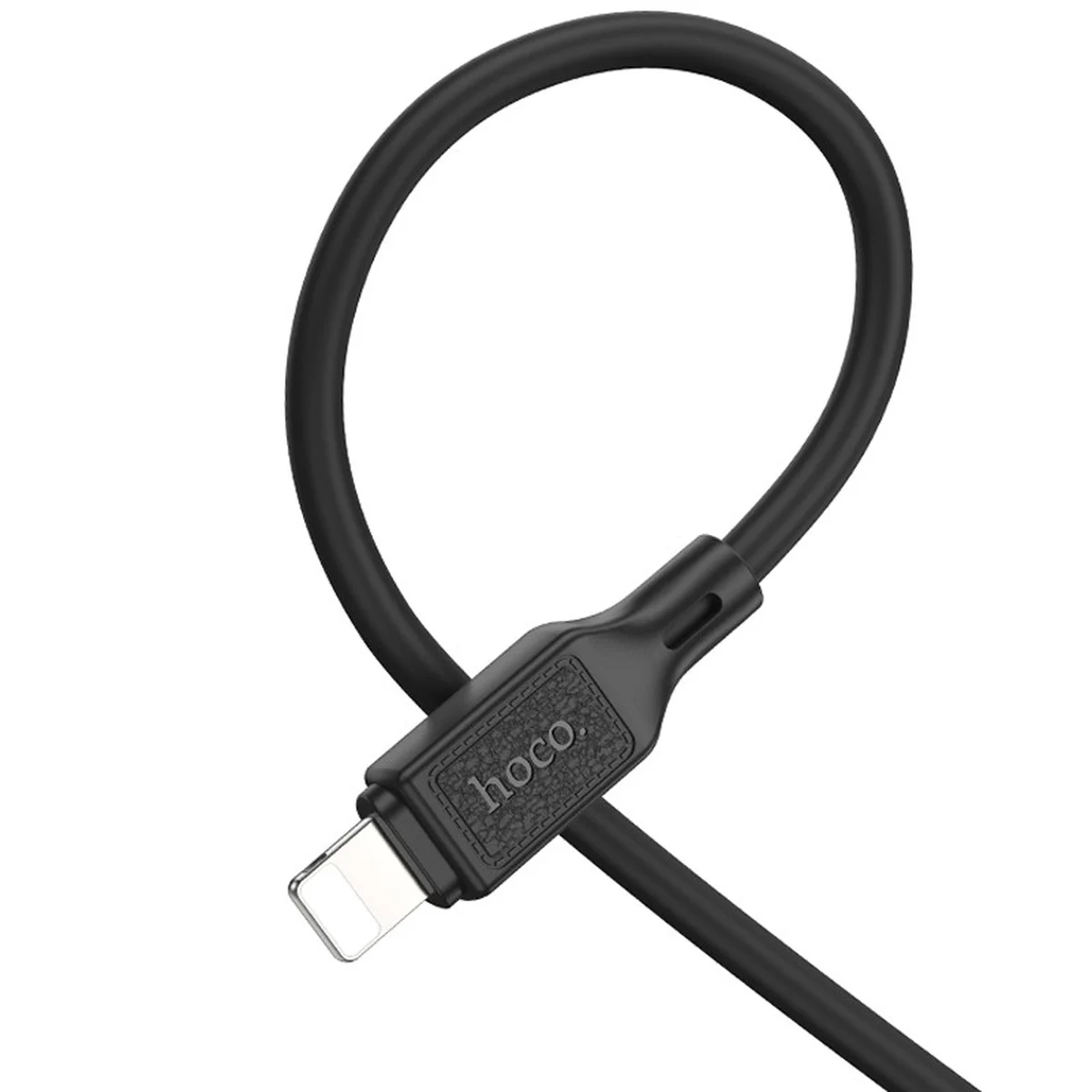 Дата кабель Hoco X90 Cool silicone USB to Lightning (1m) Black