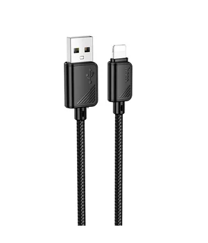 Дата кабель Hoco X113 Beneficio USB to Lightning (1m) Black