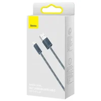 Дата кабель Baseus Dynamic Series USB to Lightning 2.4A (2m) (CALD00050) Slate Gray