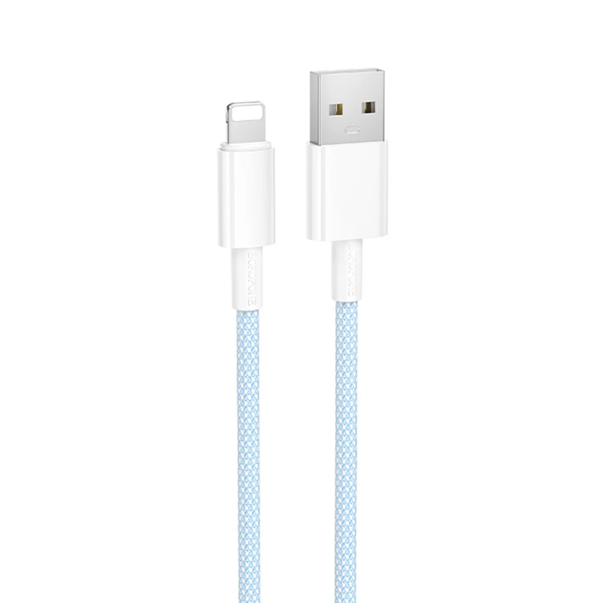 Дата кабель Borofone BX117 Source USB to Lightning 2.4A (1m) Blue