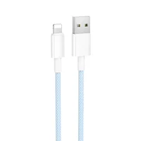 Дата кабель Borofone BX117 Source USB to Lightning 2.4A (1m) Blue