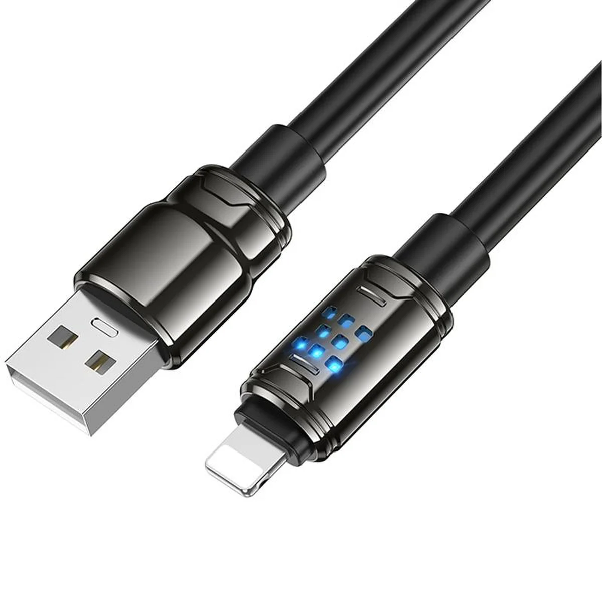Дата кабель Hoco U143 Joy USB to Lightning 2.4A (1.2m) Black