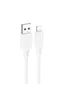 Дата кабель Borofone BX115 Lotto USB to Lightning 2.4A (1m) White