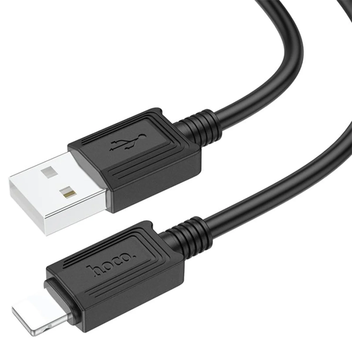 Дата кабель Hoco X73 Ferry USB to Lightning 2.4A (1m) Black