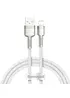 Дата кабель Baseus Cafule Series Metal USB to Lightning 2.4A (2m) (CALJK-B0) White