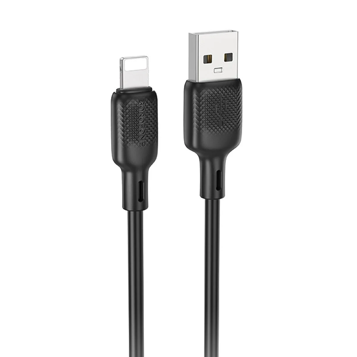 Дата кабель Borofone BX113 Lenny USB to Lightning 2.4A (3m) Black