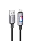 Дата кабель Hoco U144 New USB to Lightning 2.4A (1.2m) Black