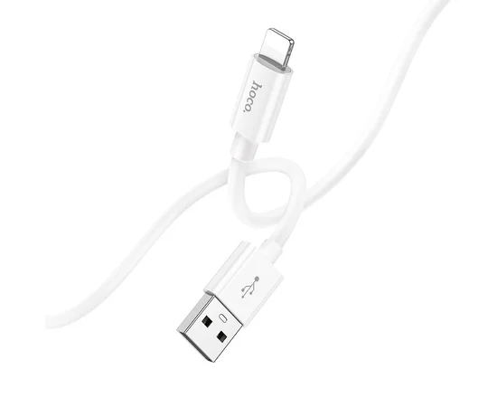 Дата кабель Hoco X87 Magic silicone USB to Lightning (1m) White