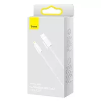 Дата кабель Baseus Dynamic Series USB to Lightning 2.4A (1m) (CALD000402) White