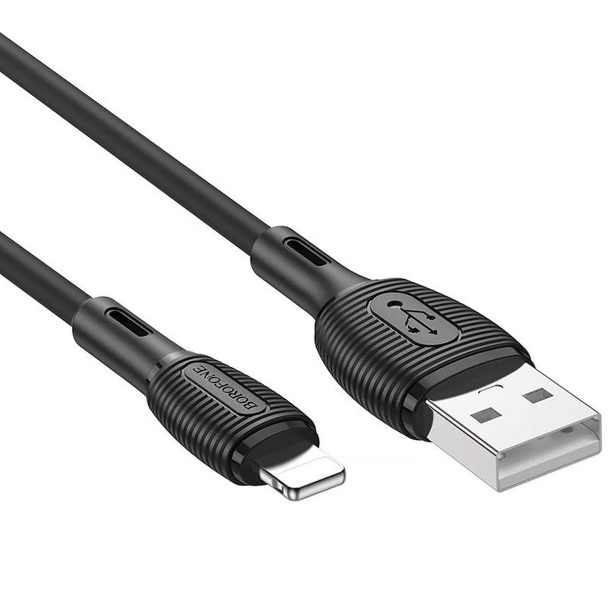 Дата кабель Borofone BX86 Advantage USB to Lightning (1m) Black
