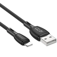 Дата кабель Borofone BX86 Advantage USB to Lightning (1m) Black