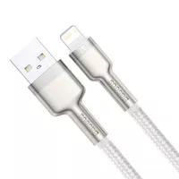 Дата кабель Baseus Cafule Series Metal USB to Lightning 2.4A (2m) (CALJK-B0) White