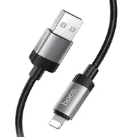 Дата кабель Hoco X117 Star USB to Lightning 2.4A (1m) Black