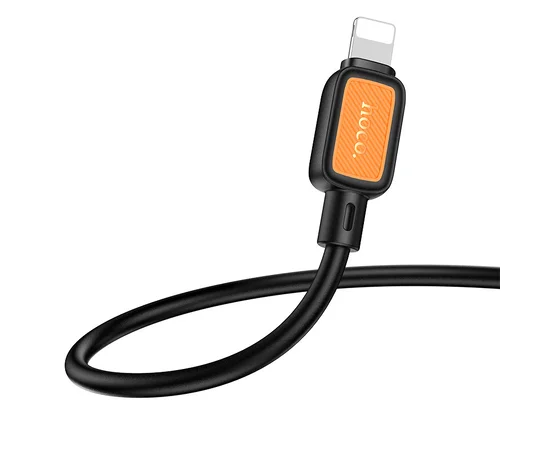 Дата кабель Hoco X108 Benefit USB to Lightning 2.4A (1m) Black