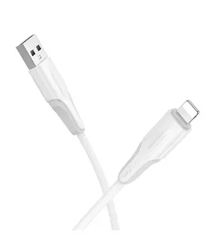Дата кабель Borofone BX119 New USB to Lightning 2.4A (1m) White