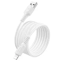 Дата кабель Borofone BX116 Certain USB to Lightning 2.4A (1m) White