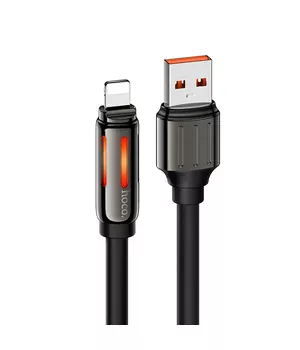 Дата кабель Hoco U136 Prize USB to Lightning 2.4A (1.2m) Black