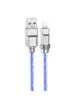Дата кабель Hoco U113 Solid 2.4A USB to Lightning (1m) Blue