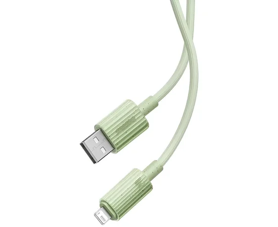 Дата кабель Baseus Habitat Series Fast Charging USB to Lightning 2.4A (2m) (P10360200) Natural Green