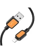 Дата кабель Hoco X108 Benefit USB to Lightning 2.4A (1m) Black