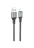 Дата кабель Hoco X86 Spear USB to Lightning (1m) Black