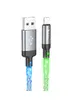 Дата кабель Hoco U112 Shine 2.4A USB to Lightning (1m) Gray