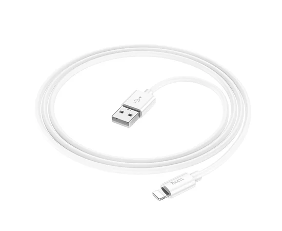 Дата кабель Hoco X87 Magic silicone USB to Lightning (1m) White