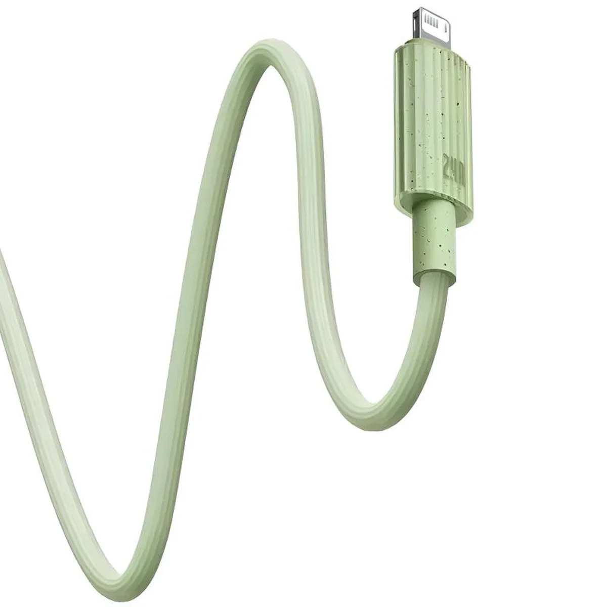 Дата кабель Baseus Habitat Series Fast Charging USB to Lightning 2.4A (2m) (P10360200) Natural Green