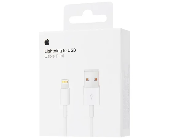 Дата кабелю USB для Lightning for Apple (AAA) (1m) (box) White