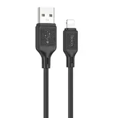 Дата кабель Hoco X90 Cool silicone USB to Lightning (1m) Black
