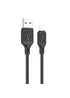 Дата кабель Hoco X90 Cool silicone USB to Lightning (1m) Black